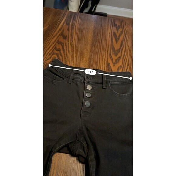 Sanctuary Denim Demi Bootcut Jeans Standard Rise Size 24 Black Women’s Juniors - Picture 4 of 16